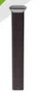 6" Square Bollard 120-277V 4860lms 35W