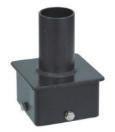 4" Single Square Vertical Tenon