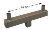 5" Twin Square Vertical Tenon
