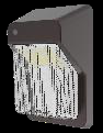 12-Watt Bronze Outdoor LED Wall Pack Light CCT Adjustable Dusk to Dawn