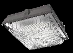20-Watt Bronze Outdoor LED Square Canopy Flush Mount Light